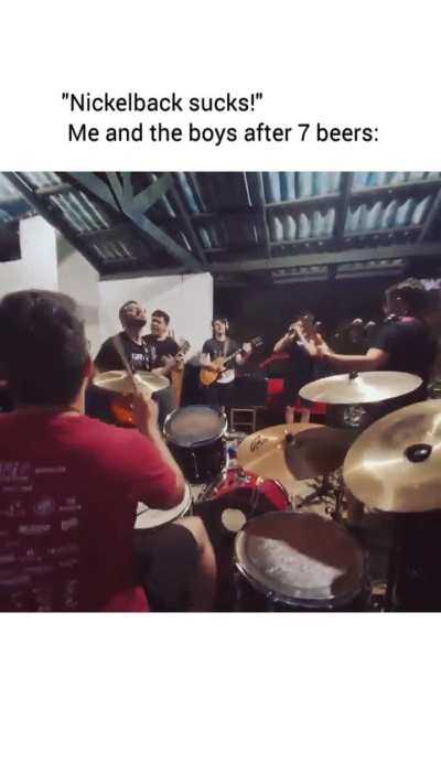 Me and the boys If vibing to Nickelback was an Olympic Sport 