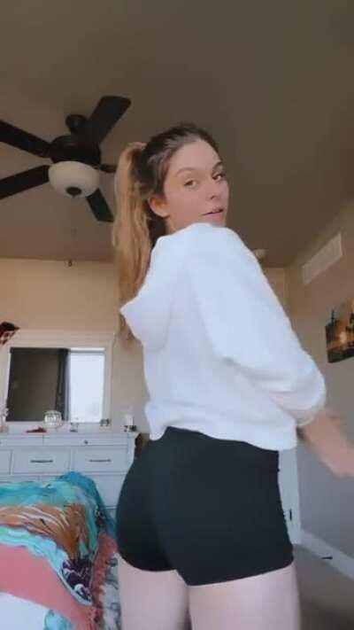 'Enter Black Widow' She's been posting more TikTok type videos on IG Reels than TikTok.