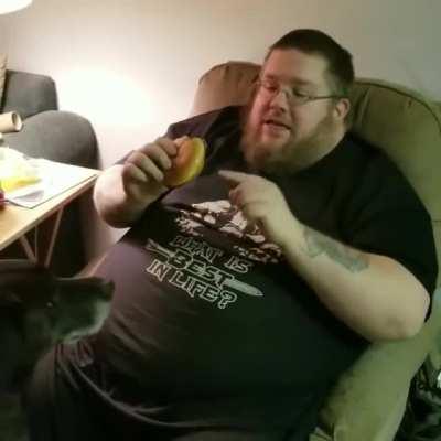 F in chat for burger