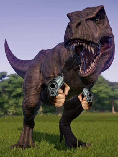 You know the rules T.rex version