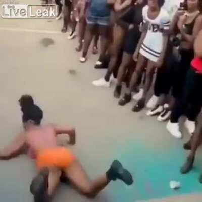 HMC while I handstand into a faceplant so I can twerk for the crowd