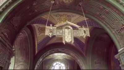 Nearly 100 years after the communists burn every church in Russia this is erected. Christian or not you have to admit: God won.