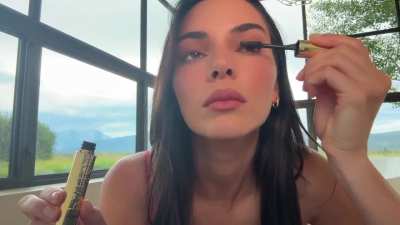 Applying her favorite mascara! - IG July 2025