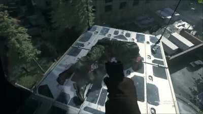 When you finally finish the singleplayer on Veteran, and you realease all the rage on Barkov.