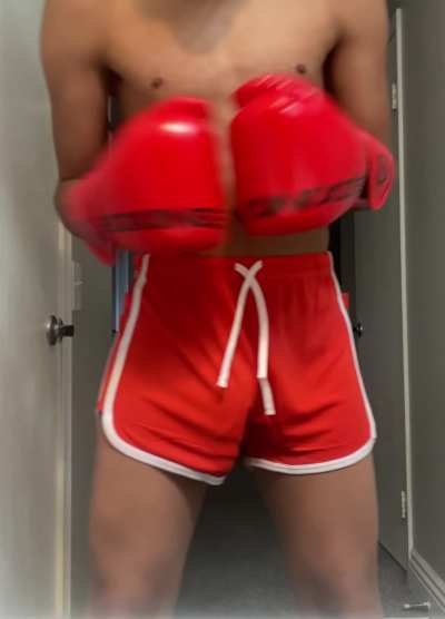 My New Gloves And Shorts