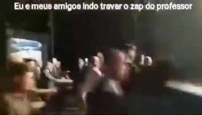 Aviso para mandar pro professor no zap