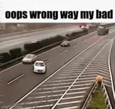 Idiot behind the wheel