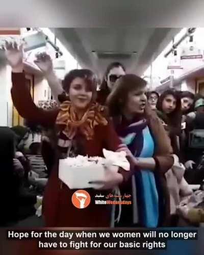 Protests in Iran are now spreading like wildfire. Many women are recording themselves walking through city centers without Hijab. Stand up for your rights women, down with the oppressors! We're with you! (re-upload because it got deleted)