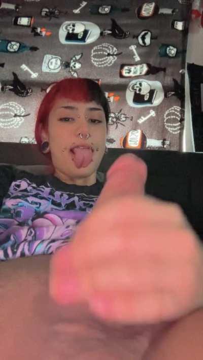 Let mommy use your throat?