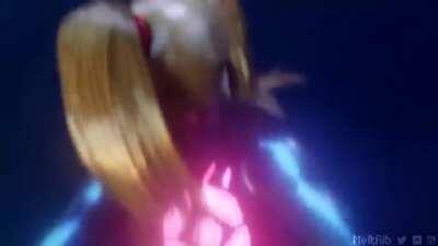 Samus getting pounded on her ship (MeltRib) [Metroid]