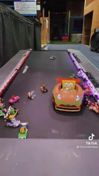 Spongebob vs mariokart