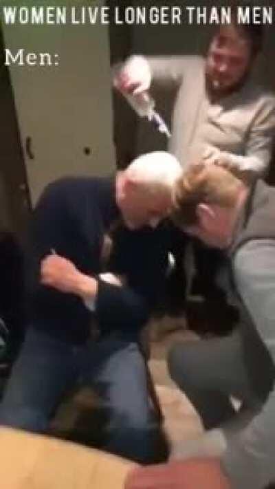 My crotch has a fire extinguisher.