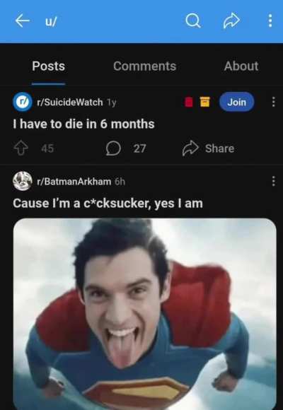 The subreddits you see