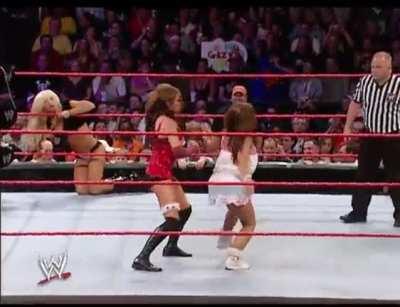 Mickie James Strips Playboy Sluts Torrie And Maria Down To Their Bra and Panties in Under 60 Seconds