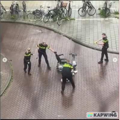 Dutch grandpa almost escaped the police