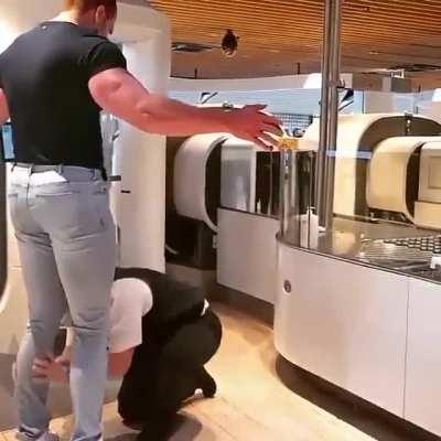 He might need a full body search