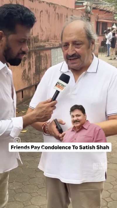 Dilip Joshi also spent time/worked with Satish ji. I didn't know that. Found out just now