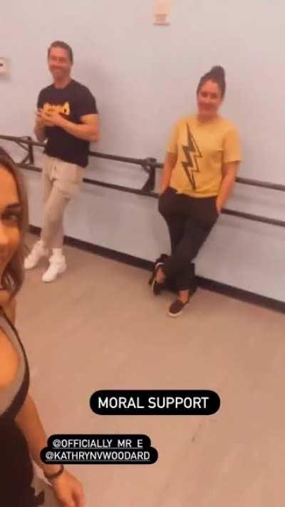 Of course she jumps mostly off camera. 🙄😭