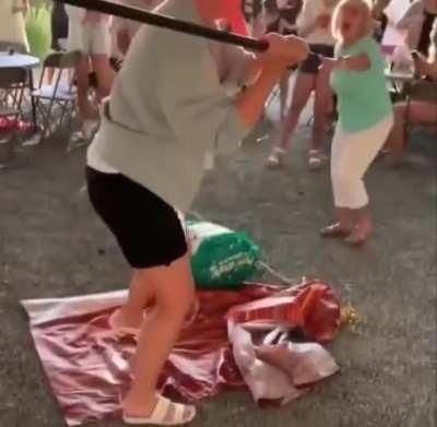 to stop a piñata party