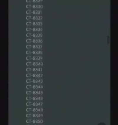 nombró a todos los clones de Star wars, simplemente épico