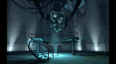 GLaDOS makes reference of the Combine in Portal 1.