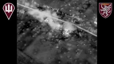 russian troops destroyed by UA artillery in Klishchiivka , 2023