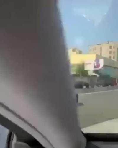 Showing off with your car on a busy street