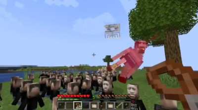 Someone made a troonjak mod for Minecraft