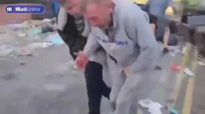 I bet it was his first time rioting too 😭