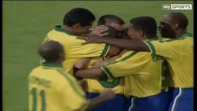 Roberto Carlos breaking the laws of physics. And the legs of his adversary