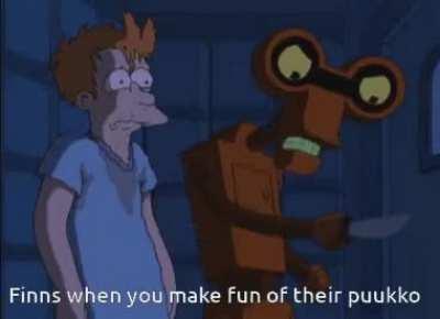 Average Finn and their knife