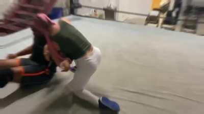 Modhul, actress, mother, antivaxxer, and now professional wrestler!