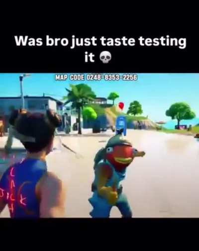 Bro was checking PH level