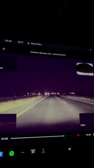 Enigmatic Sighting: Intriguing Patterns of Bright Lights and a Transparent Object