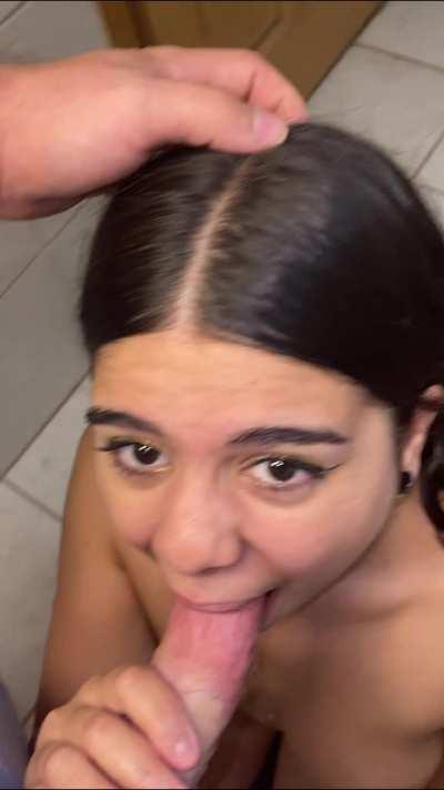 I earned his cum, I'm at least going to taste it.