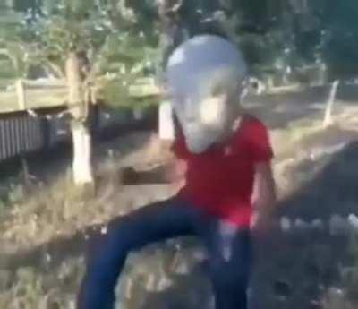 me and the boys after finding the most random object you can ever think of