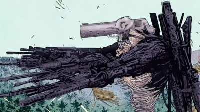 Gun Devil 1 second after appearing: