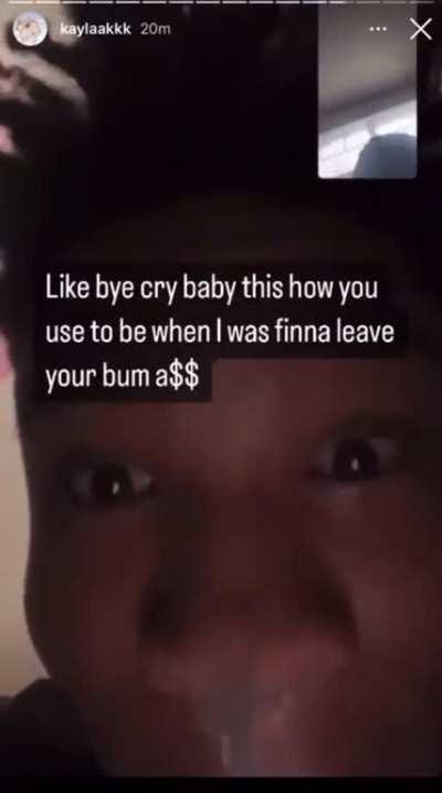 Bruh 😂😷brokeaf and his bm been arguing she posted him hurt asf nigga got snot everywhere 💀😑😂😂😂