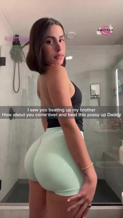 Your sister can't help herself