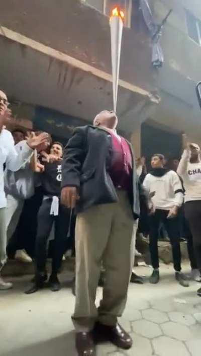 Look at that Olympic flame ,Egypt Olympics 2022 , your last chance is now world