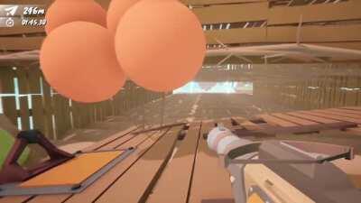 I built a balloon-flying-shooting game with my friend in 1 week. What ya think?