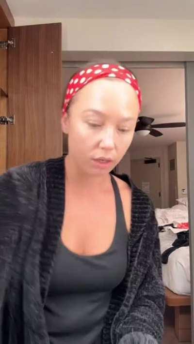 Nicole “Minnie” Mejia getting ready to run