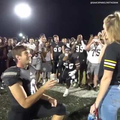 This teams reaction to his proposal