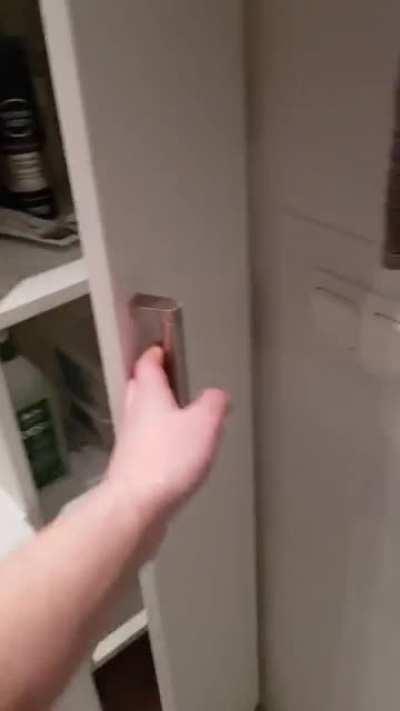 Our bathroom cabinet