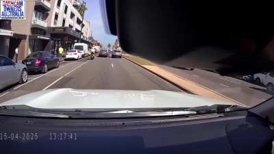 This Melbourne Motorcyclist is just built different