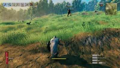 Server lagged when attacking a greyling. Had to make it into something