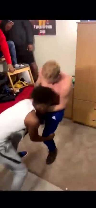 Fraternity Pledges fighting