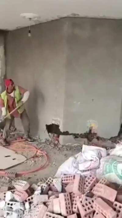 He didn't wear a helmet.