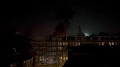 A large explosion near Vondelpark last night