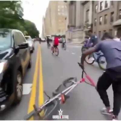 Does idiots on bikes count?